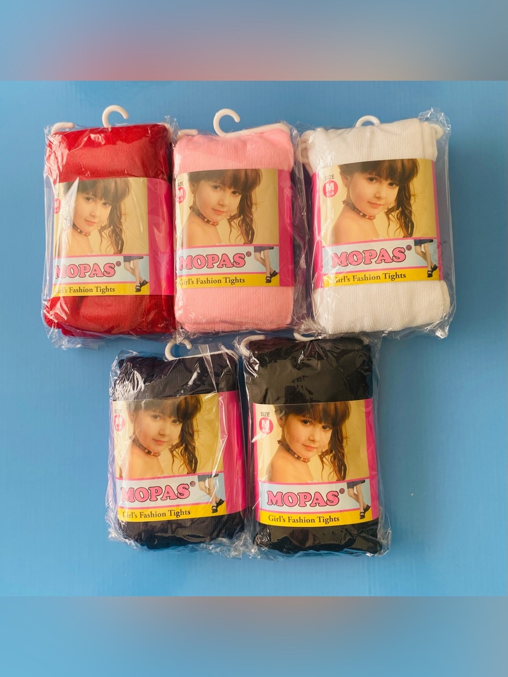 BRAND NEW girl’s tights set of 5 ~